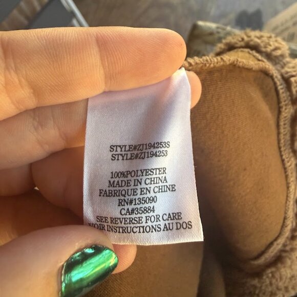 Z Supply Brown Faux Fur Coat (Size L) - Picture 4 of 4